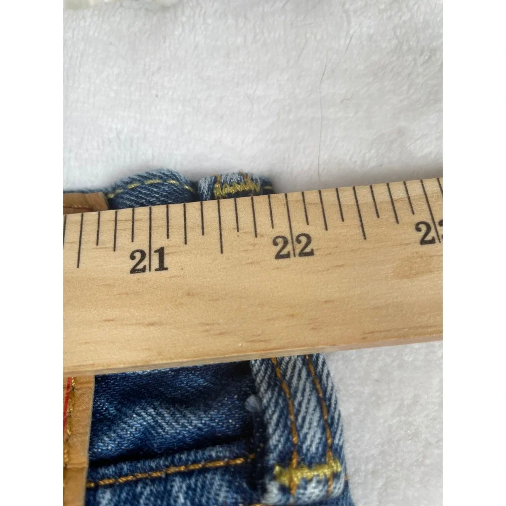 Levis 505 Regular Fit Straight Leg Blue Denim Jeans Mens 42x30‎ Medium Wash